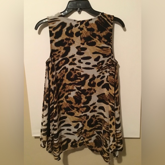 Lily Morgan Animal Print Summer Top - Picture 4 of 9